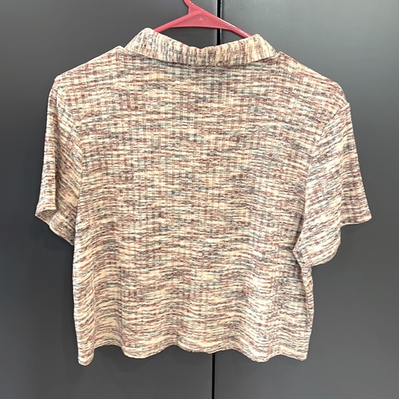 BP Studio Spacedye Shortsleeve Crop Shirt - Picture 8 of 9